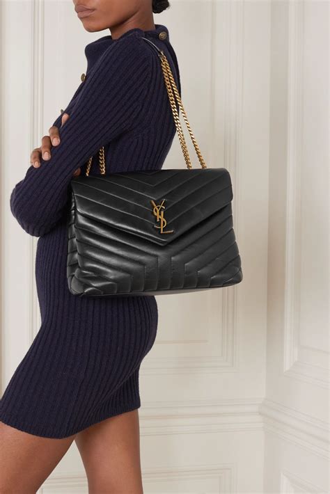 ysl quilted bags|yves saint laurent shoulder bag.